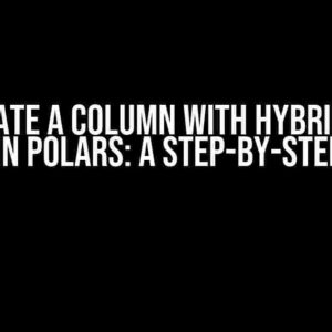 Separate a Column with Hybrid Data Types in Polars: A Step-by-Step Guide